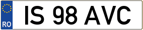 Truck License Plate